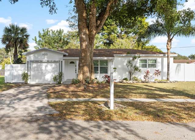 Property at 503 S 58th Ct, Hollywood, FL 33023, 4 beds, 4 baths
