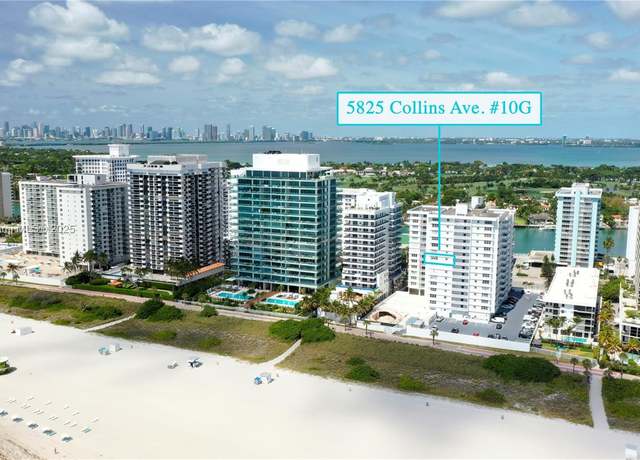 Property at 5825 Collins Ave Unit 10G, Miami Beach, FL 33140, 2 beds, 2 baths