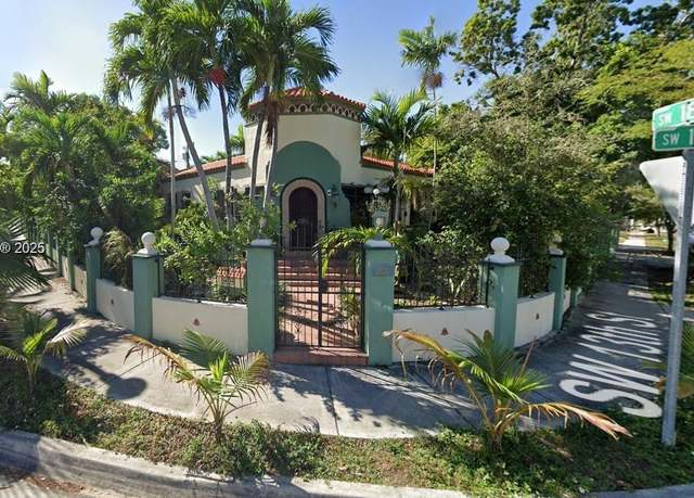 Property at 1800 SW 13 St, Miami, FL 33145, 7 beds, 5 baths
