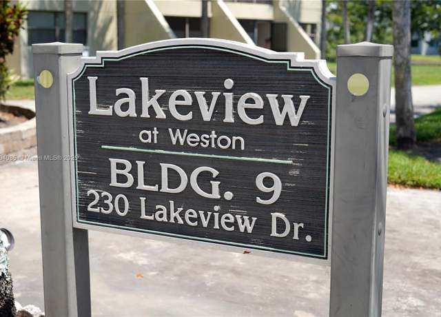 Property at 230 Lakeview Dr #102, Weston, FL 33326, 1 bed, 1 bath