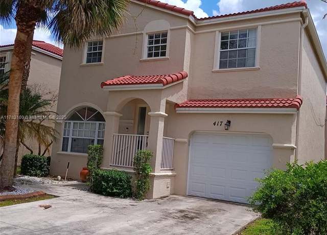 Property at 417 NW 87th Ln, Coral Springs, FL 33071, 3 beds, 2 baths