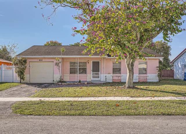 Property at 8110 SW 10th St, North Lauderdale, FL 33068, 3 beds, 2 baths