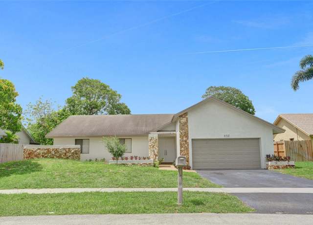 Property at 8511 NW 51st Ct, Lauderhill, FL 33351, 4 beds, 2 baths