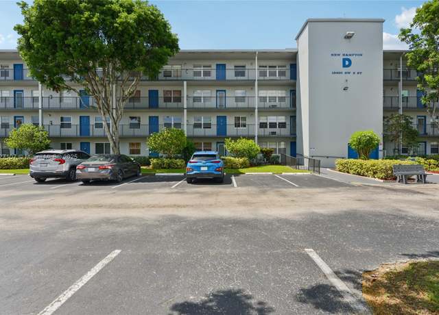 Property at 13450 SW 3rd St Unit 408D, Pembroke Pines, FL 33027, 2 beds, 1.5 baths