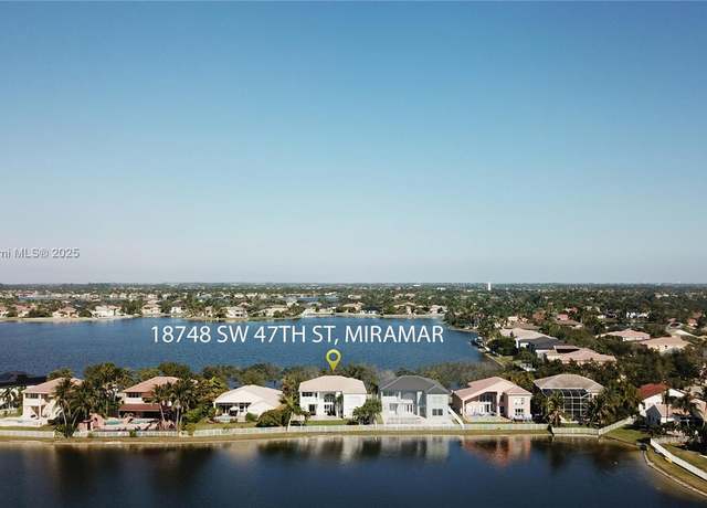 Property at 18748 SW 47th St, Miramar, FL 33029, 5 beds, 3.5 baths