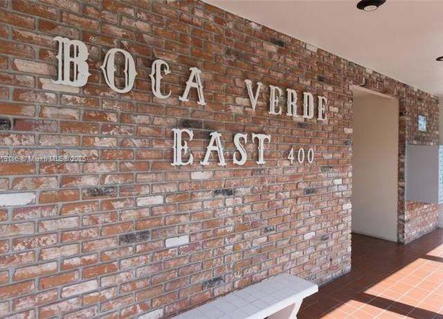 Property at 400 NE 20th St Unit D109, Boca Raton, FL 33431, 1 bed, 1.5 baths