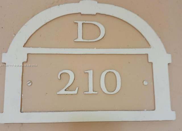 Property at 18101 NW 68th Ave Unit D210, Hialeah, FL 33015, 2 beds, 2 baths