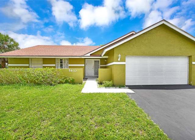Property at 5610 NW 54th Ave, Tamarac, FL 33319, 3 beds, 2 baths