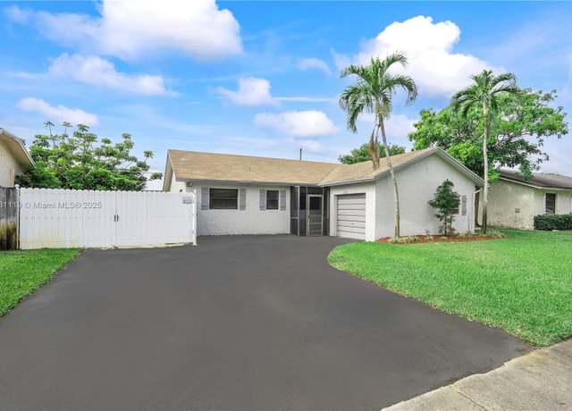 Property at 8230 NW 47th Ct, Lauderhill, FL 33351, 3 beds, 2 baths