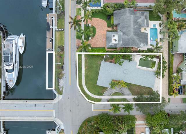 Property at 1101 Cordova Rd, Fort Lauderdale, FL 33316, 3 beds, 2 baths
