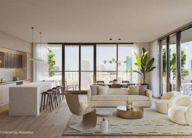 Property at 99 SW 7th St Ph -3803, Miami, FL 33131, 3 beds, 3 baths