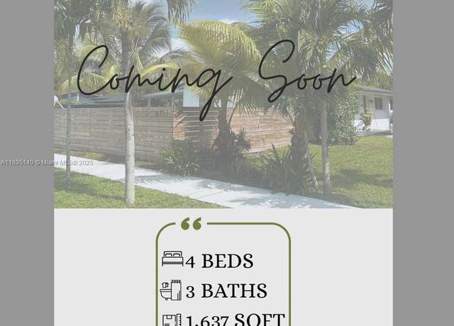 Property at 6301 Jefferson, Hollywood, FL 33023, 4 beds, 3 baths
