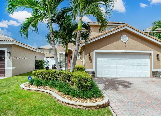 Property at 1892 SW 148th Way, Miramar, FL 33027, 5 beds, 3 baths