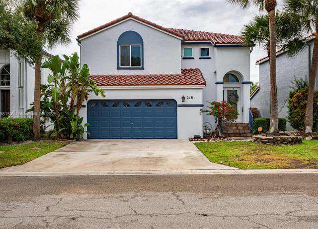 Property at 216 NW 118th Dr, Coral Springs, FL 33071, 3 beds, 2.5 baths