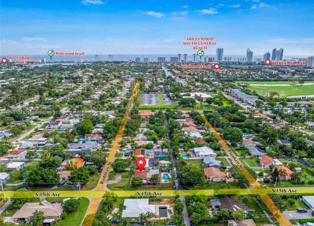 Property at 1458 Rodman St, Hollywood, FL 33020, 3 beds, 3 baths
