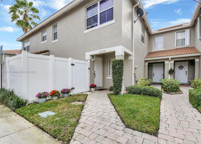 Property at 12654 SW 54th St, Miramar, FL 33027, 2 beds, 2 baths
