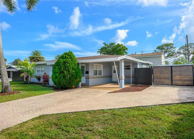 Property at 1498 NE 39th St, Oakland Park, FL 33334, 4 beds, 3 baths