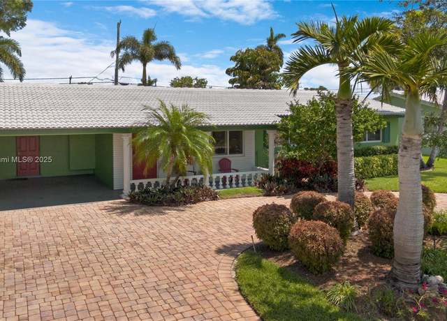 Property at 1671 NE 54th St, Fort Lauderdale, FL 33334, 3 beds, 2 baths