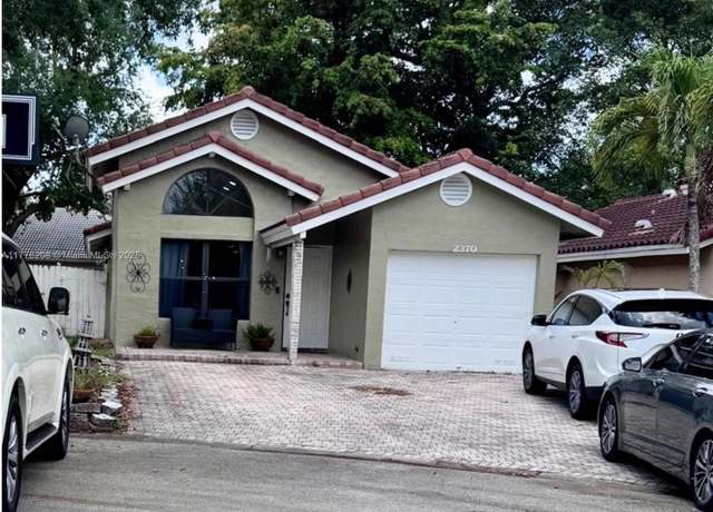Property at 2370 NW 122nd Dr, Coral Springs, FL 33065, 3 beds, 2 baths