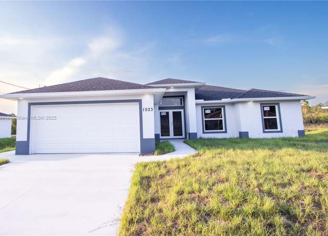 Property at 1023 Pilgrim, Lehigh Acres, FL 33974, 3 beds, 2 baths