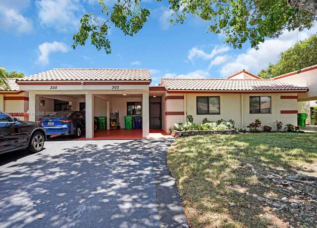 Property at 303 NW Lakeside Ct, Sunrise, FL 33326, 3 beds, 2 baths