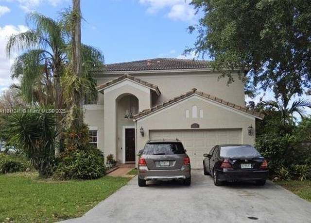 Property at 11920 SW 20th St, Miramar, FL 33025, 3 beds, 2.5 baths