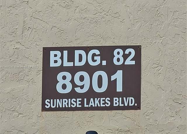 Property at 8901 Sunrise Lakes Blvd #111, Sunrise, FL 33322, 2 beds, 2 baths