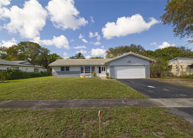Property at 161 NW 46th Ter, Plantation, FL 33317, 3 beds, 2 baths