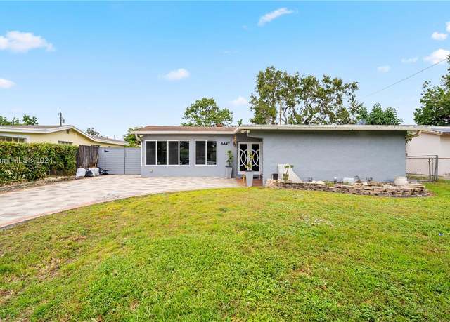 Property at 6447 Custer St, Hollywood, FL 33024, 3 beds, 2 baths