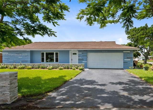 Property at 9106 NW 72nd Ct, Tamarac, FL 33321, 3 beds, 2 baths
