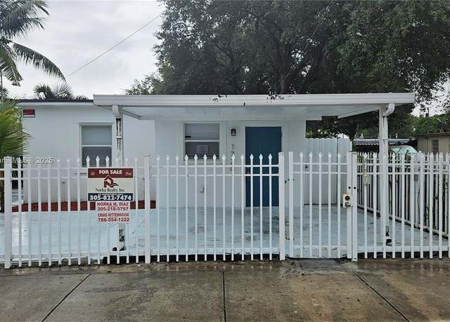 Property at 1720 NW 93rd Ter, Miami, FL 33147, 2 beds, 1 bath