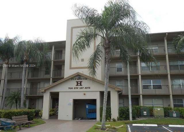 Property at 700 SW 137th Ave Unit 107H, Pembroke Pines, FL 33027, 1 bed, 1.5 baths