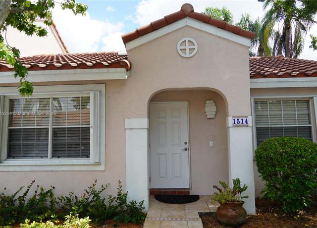 Property at 1514 Springside Dr, Weston, FL 33326, 2 beds, 2 baths
