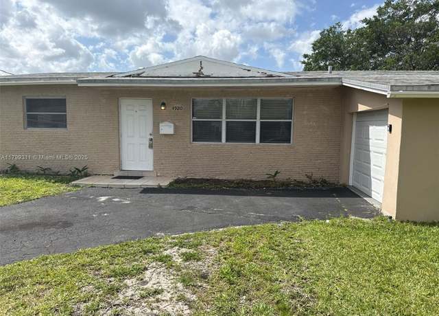 Property at 4920 NW 11th St, Lauderhill, FL 33313, 4 beds, 2 baths