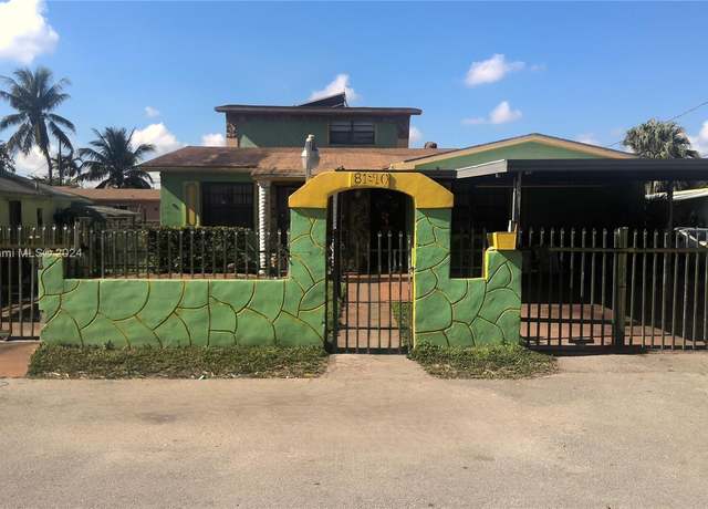 Property at 8190 NW 14th Ct, Miami, FL 33147, 4 beds, 3 baths