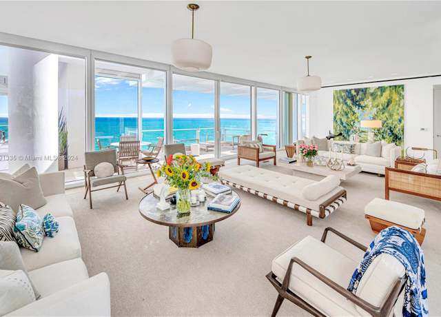 Property at 9111 Collins Ave Unit N-PH6, Surfside, FL 33154, 5 beds, 6 baths