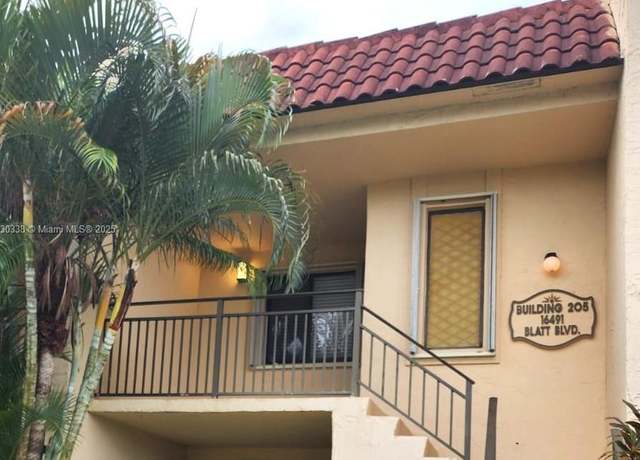 Property at 16491 Blatt Blvd #203, Weston, FL 33326, 2 beds, 2 baths