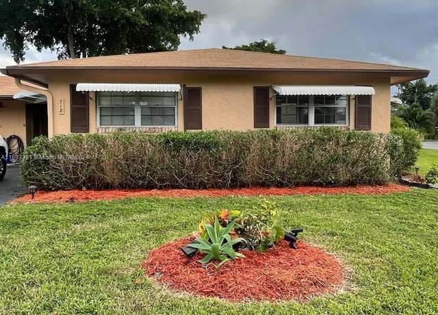 Property at 718 Whippoorwill Ln, Delray Beach, FL 33445, 2 beds, 2 baths