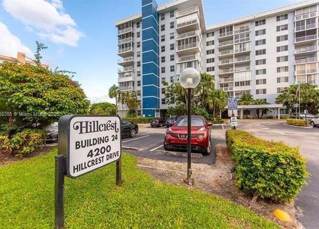 Property at 4200 Hillcrest Dr #800, Hollywood, FL 33021, 2 beds, 2 baths