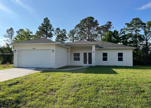 Property at 1024 E Bagget St, Lehigh Acres, FL 33974, 3 beds, 2 baths