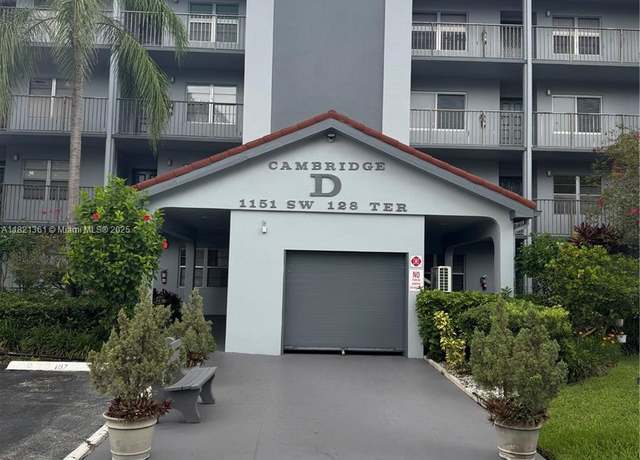 Property at 1151 SW 128th Ter Unit 406D, Pembroke Pines, FL 33027, 2 beds, 2 baths