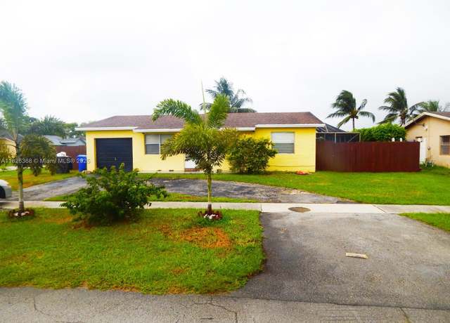 Property at 7301 SW 8th St, North Lauderdale, FL 33068, 3 beds, 2 baths