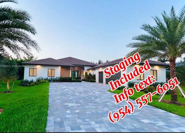 Property at 12231 SW 2nd St, Plantation, FL 33325, 5 beds, 6 baths