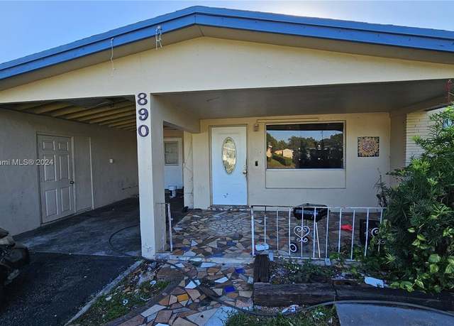 Property at 890 NW 35th Ave, Lauderhill, FL 33311, 5 beds, 2 baths