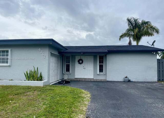 Property at 4367 NW 113th Ter, Sunrise, FL 33323, 3 beds, 2 baths