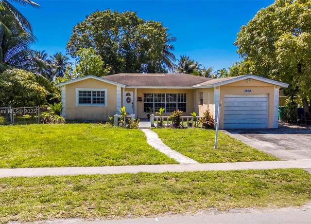 Property at 3800 NW 37th St, Lauderdale Lakes, FL 33309, 3 beds, 2 baths