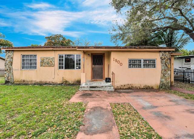 Property at 1900 NW 88th St, Miami, FL 33147, 6 beds, 4 baths