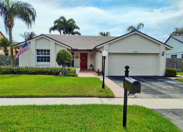 Property at 1357 SW 151st Ter, Sunrise, FL 33326, 3 beds, 2 baths