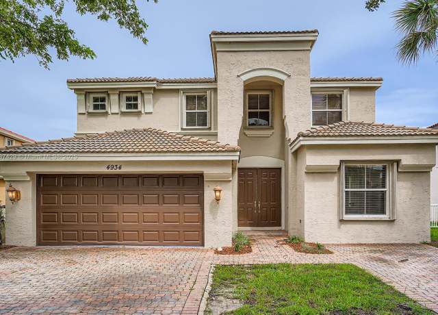 Property at 4934 SW 158th Way, Miramar, FL 33027, 5 beds, 3.5 baths