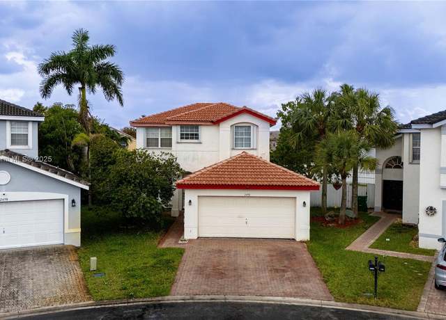 Property at 2490 SW 163rd Ter, Miramar, FL 33027, 4 beds, 3 baths